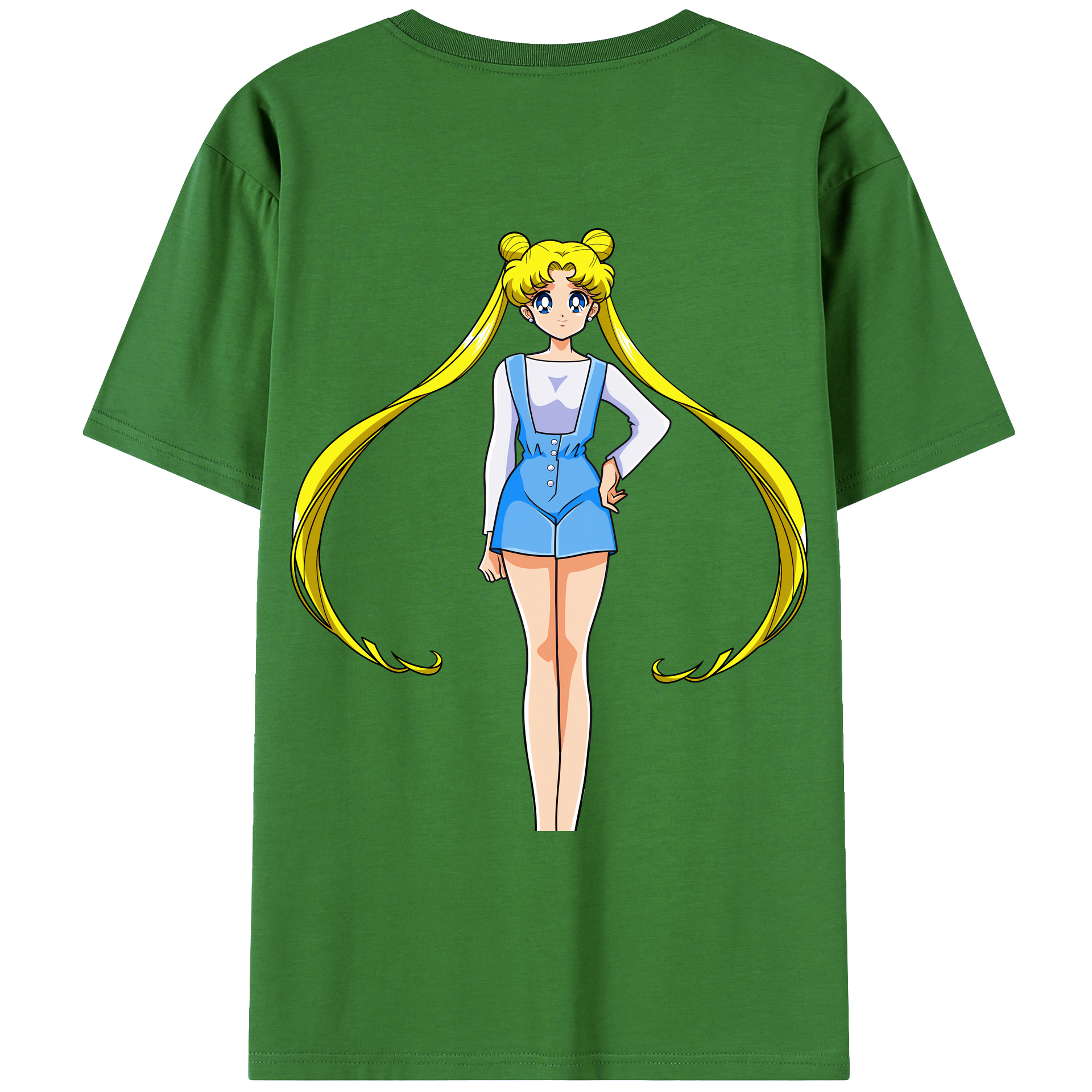 （画像用） 美少女戦士セーラームーン 愛野 美奈子 あいの みなこ Sailor Moon Aino Minako レディース半袖Tシャツ(バックプリント)